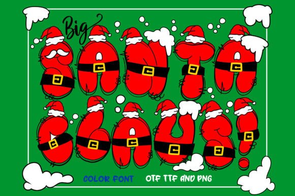 Big Santa Claus: A Festive Font for Editorial Design