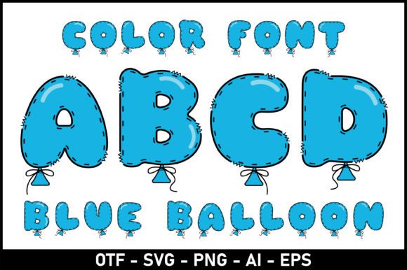 Blue Balloon: A Playful Font for Digital Branding