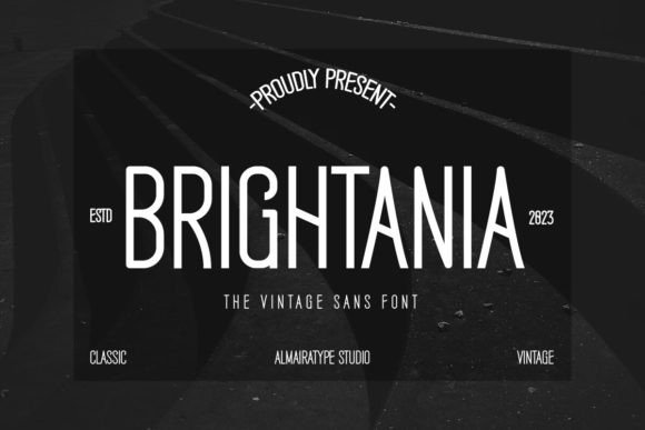Brightania: A Versatile Sans Serif Font for Modern Web Design
