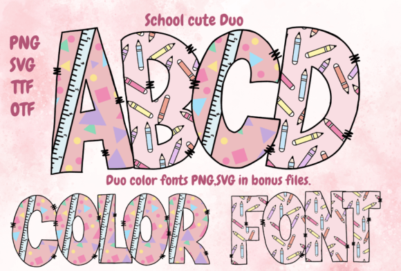 Bringing Playfulness to Print: The School Cute Duo Font