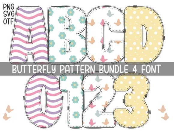 Butterfly Pattern: A Delightful Font for Digital Design