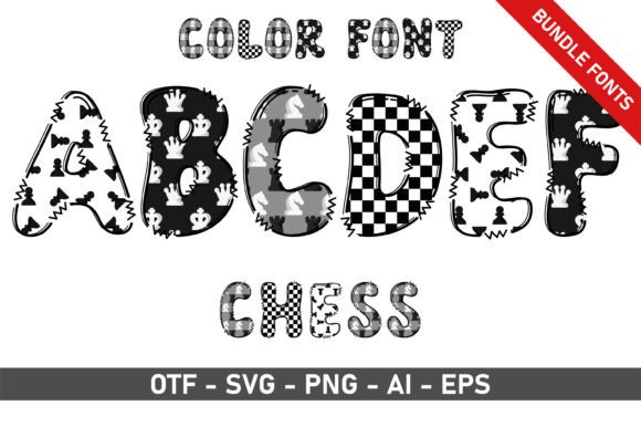 Chess Bundle: A Font That Adds Playful Charm to Your Craft