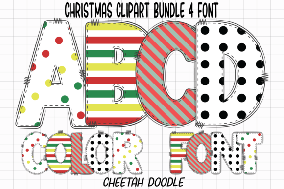 Christmas Clipart: A Festive Font for Digital Branding