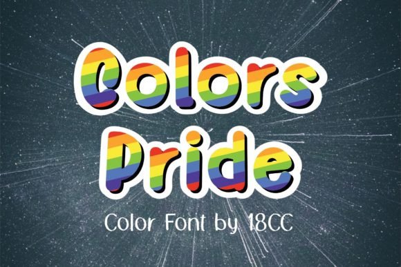 Colors Pride: A Vibrant Font for Digital Branding