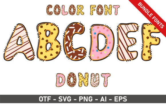 Donut Bundle: A Playful Font for Editorial Design