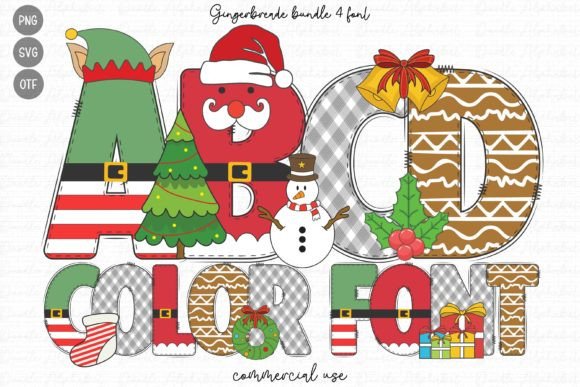 Gingerbread Bundle: A Festive Font for Campaigns