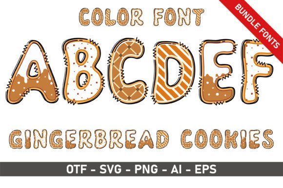 Gingerbread Cookies Bundle: A Font for Warmth and Editorial Charm