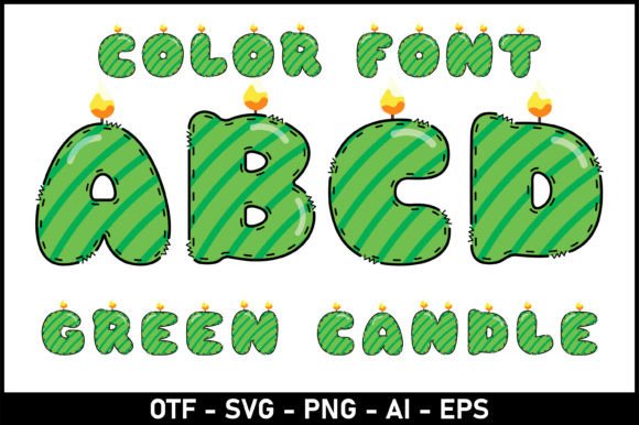 Green Candle: A Font for Modern Digital Design