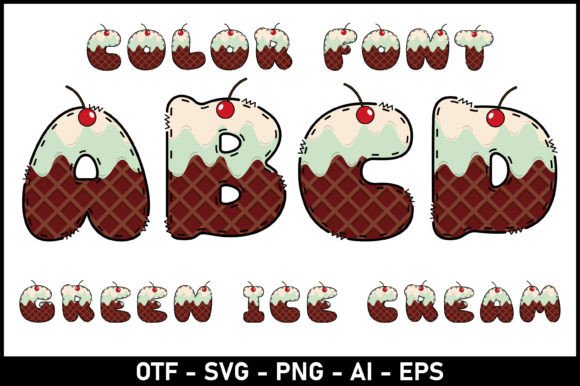 Green Ice Cream: A Font That Adds a Touch of Playful Charm