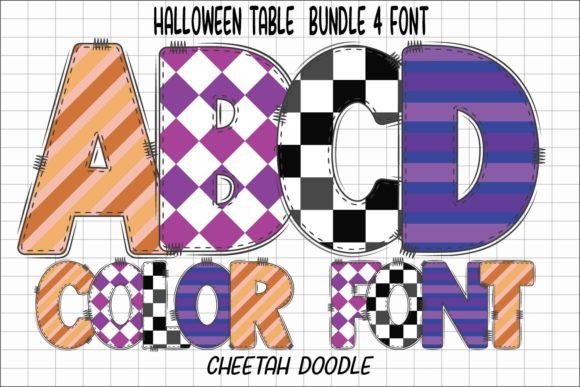 Halloween Table: A Font for Spooky Elegance