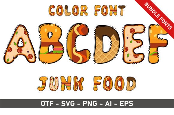 Junk Food Bundle: A Font That Adds Flavor to Branding