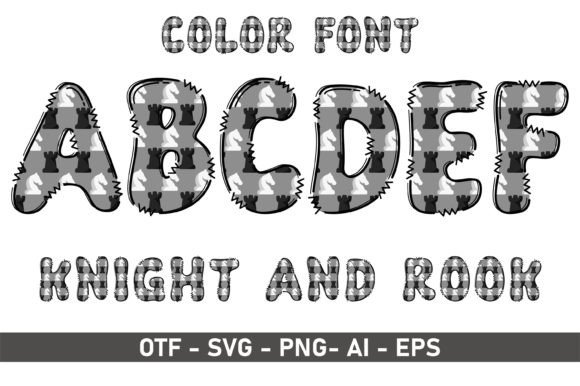 Knight and Rook: A Playful Font for Creative Branding
