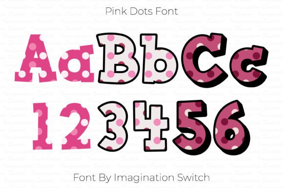 Pink Dots Font: A Typographic Spark for Creative Projects