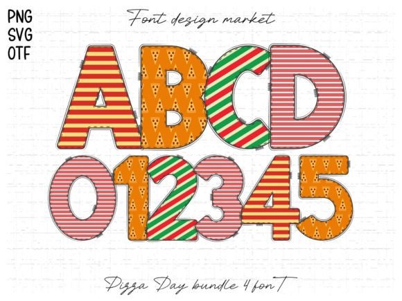 Pizza Day: A Playful Font for Editorial Creativity