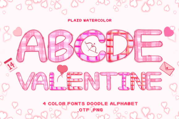 Plaid Watercolor: A Font for Heartfelt Editorial Design