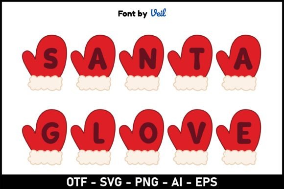 Santa Glove: A Font That Adds Festive Flair to Digital Campaigns