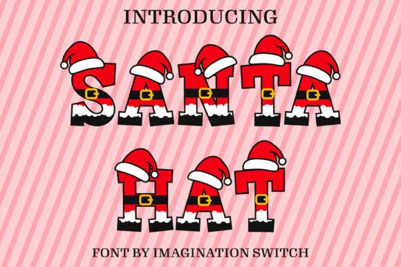 Santa Hat: A Festive Font for Editorial Design