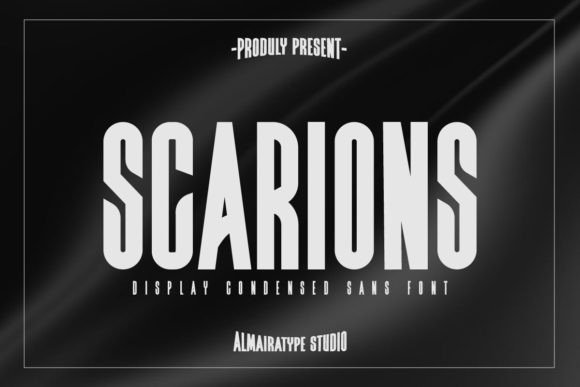 Scarions: A Modern Sans Serif for Bold Branding