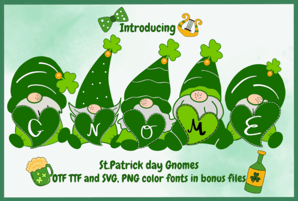 St. Patrick’s Day Gnomes: A Font for Branding Magic
