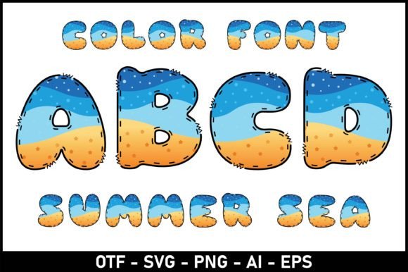 Summer Sea: A Font That Brings the Ocean to Your Craft