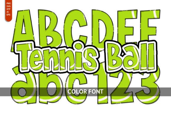 Tennis Ball: A Playful Font for Editorial Design