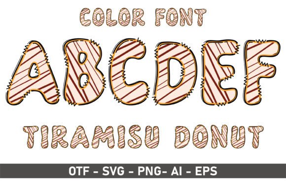 Tiramisu Donut Font Review