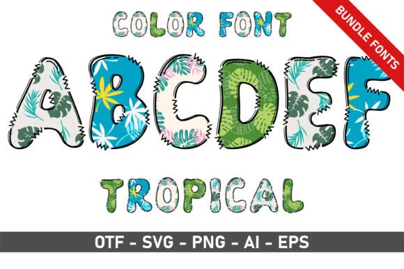 Tropical Bundle Font for Web Design Projects
