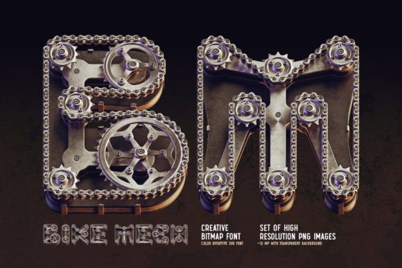 Upgrade Your Brand with Bike Mech Font