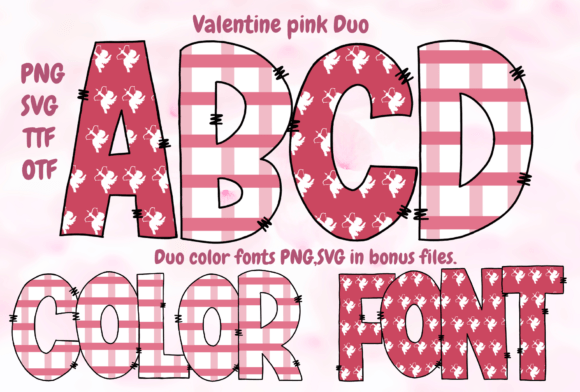 Valentine Pink Duo: A Font for Love and Branding