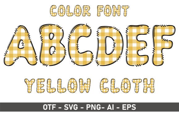 Yellow Cloth: A Font for Playful Branding and Digital Impact