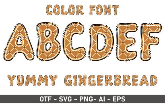 Yummy Gingerbread: A Font for Digital Design Magic